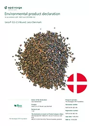 EPD Leca® 0,5-2,5 Rund, Leca Denmark - 2024