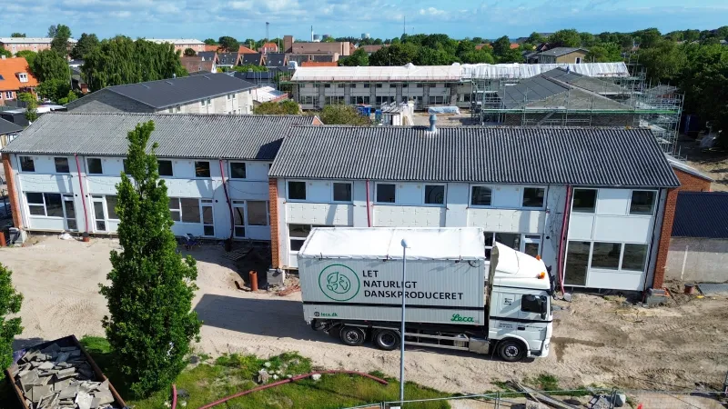 Indblæsning af Leca® letklinker i krybekælder i Frederikshavn - 1