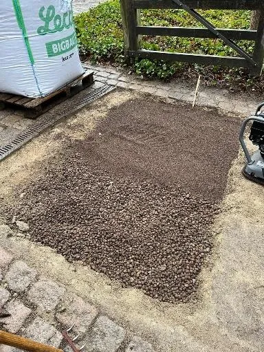 Leca opbygning, sti