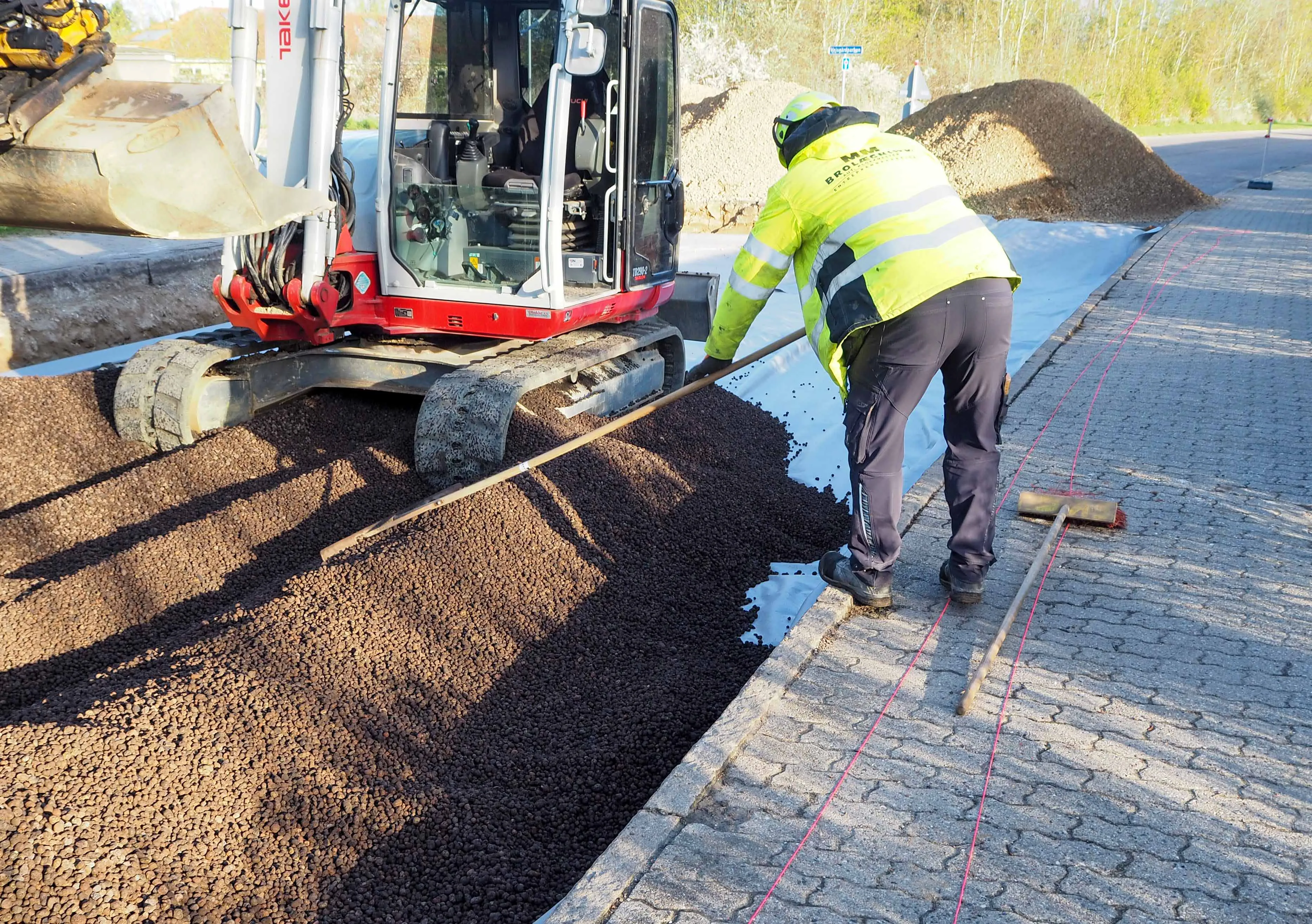 Leca bundsikring i Vemmelev