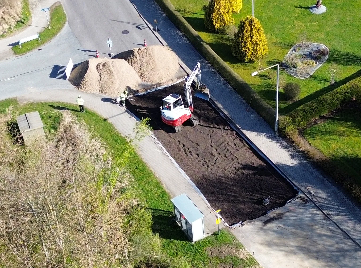 Leca bundsikring i Vemmelev