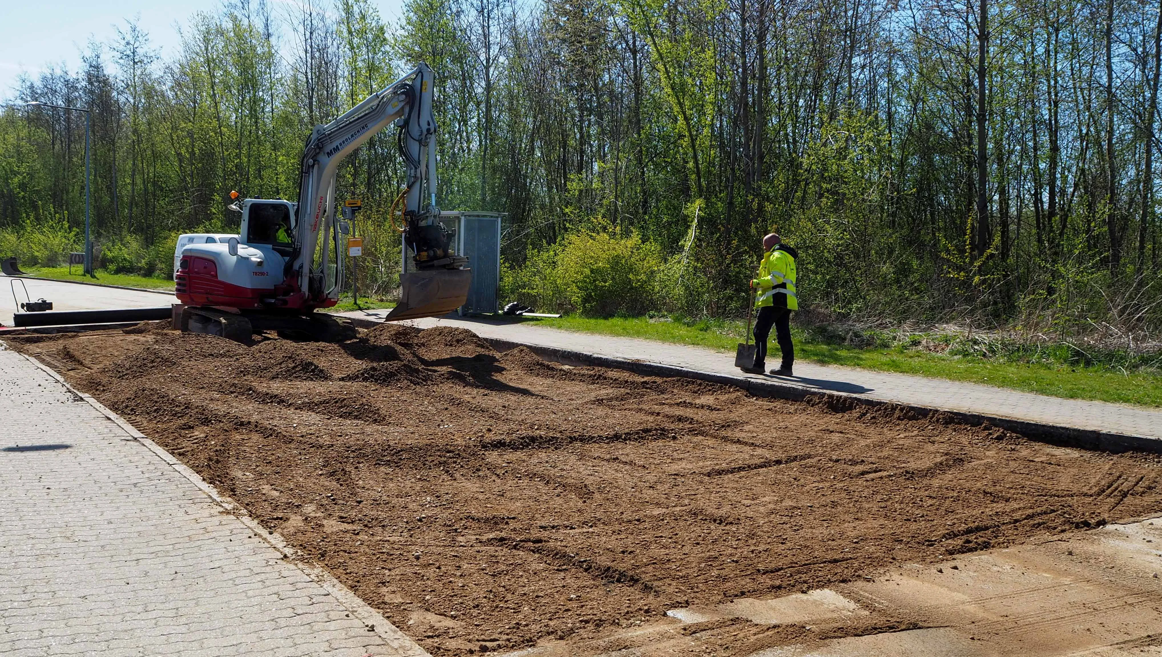 Leca bundsikring i Vemmelev